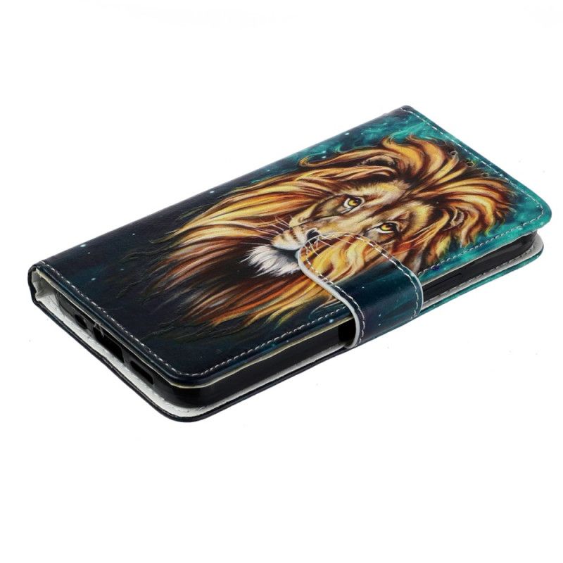 Kožené Puzdro iPhone 15 Lion Graphic Layard