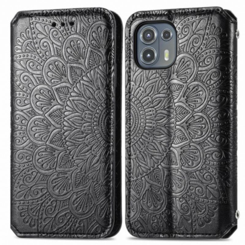 Flipové Puzdro Motorola Edge 20 Lite Kožené Puzdro Mandala