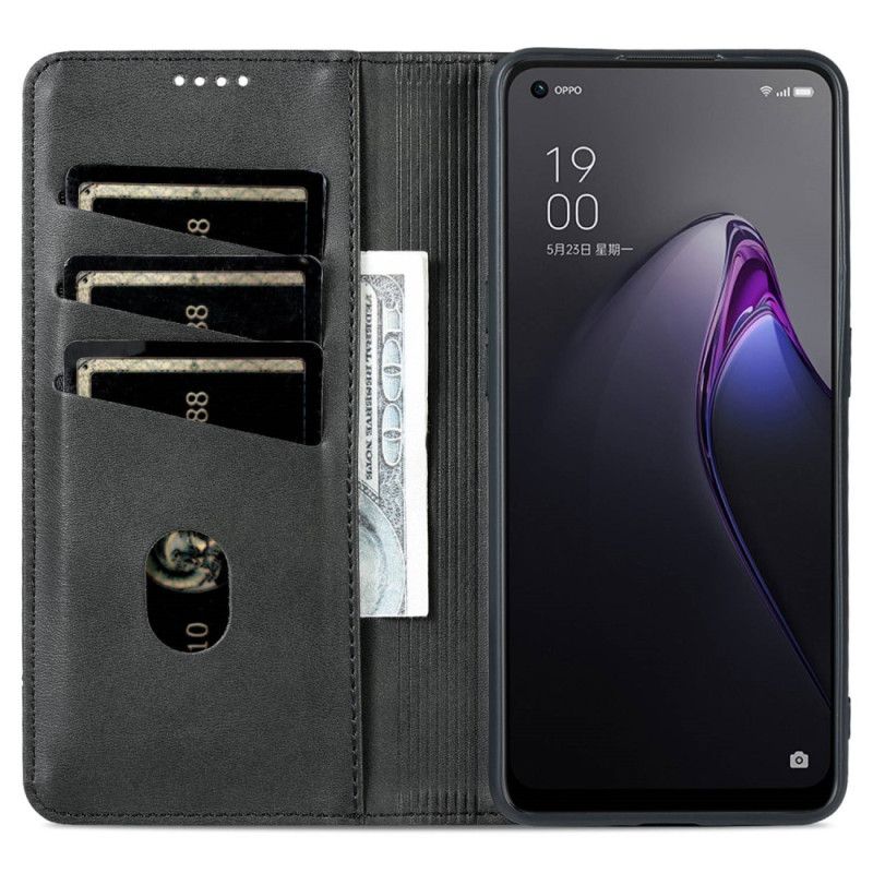 Flipové Puzdro Oppo Reno 8 Kožené Puzdro Azns