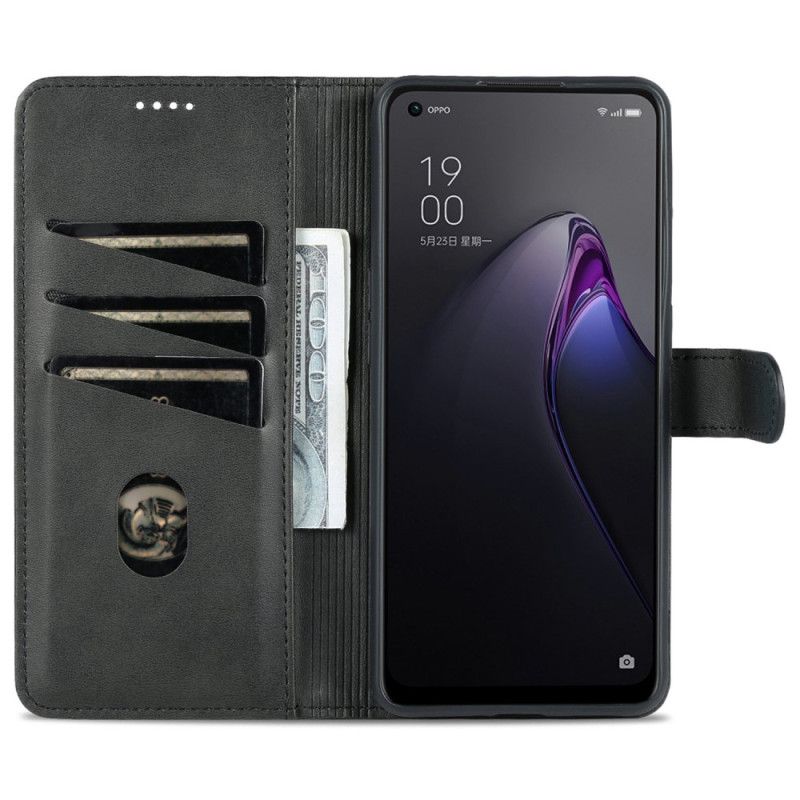 Kožené Puzdro Oppo Reno 8 Kožený Štýl Azns