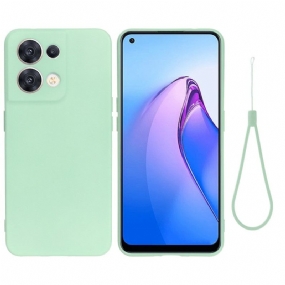 Kryt Oppo Reno 8 Tekutý Silikónový Pásik