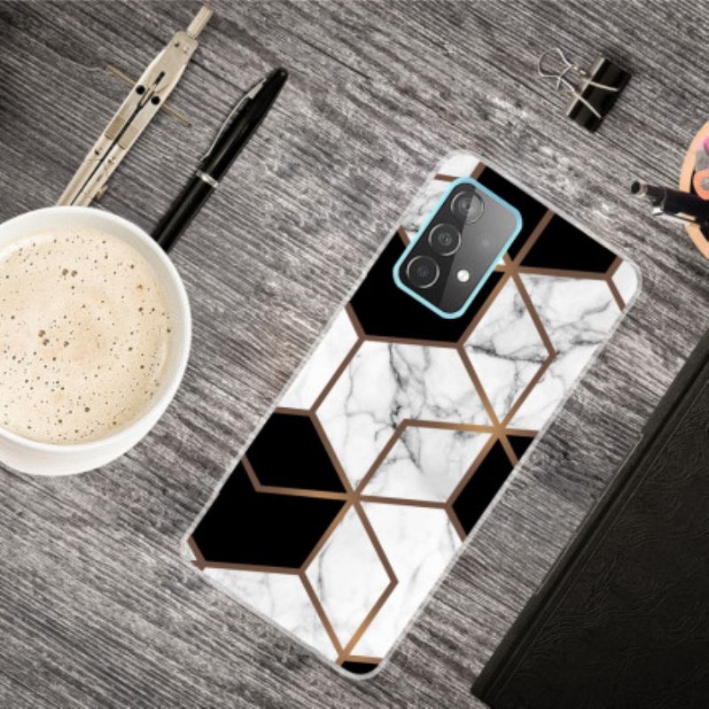 Kryt Samsung Galaxy A32 Decline Geometric Marble