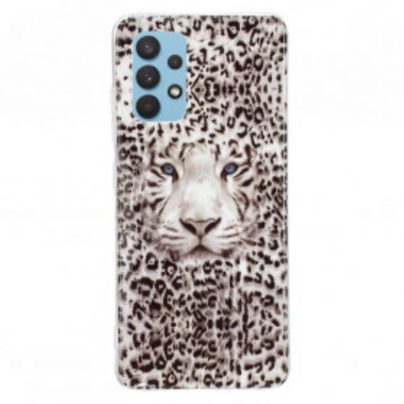 Kryt Samsung Galaxy A32 Leopard Fluorescenčný