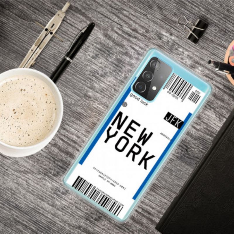 Kryt Samsung Galaxy A32 Palubný Lístok Do New Yorku