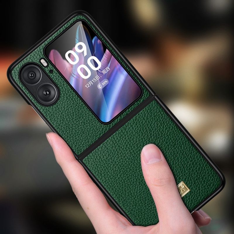 Flipové Puzdro Oppo Find N2 Flip Kožené Puzdro Koženka