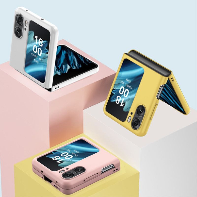 Flipové Puzdro Oppo Find N2 Flip Kožené Puzdro Pocit Pokožky