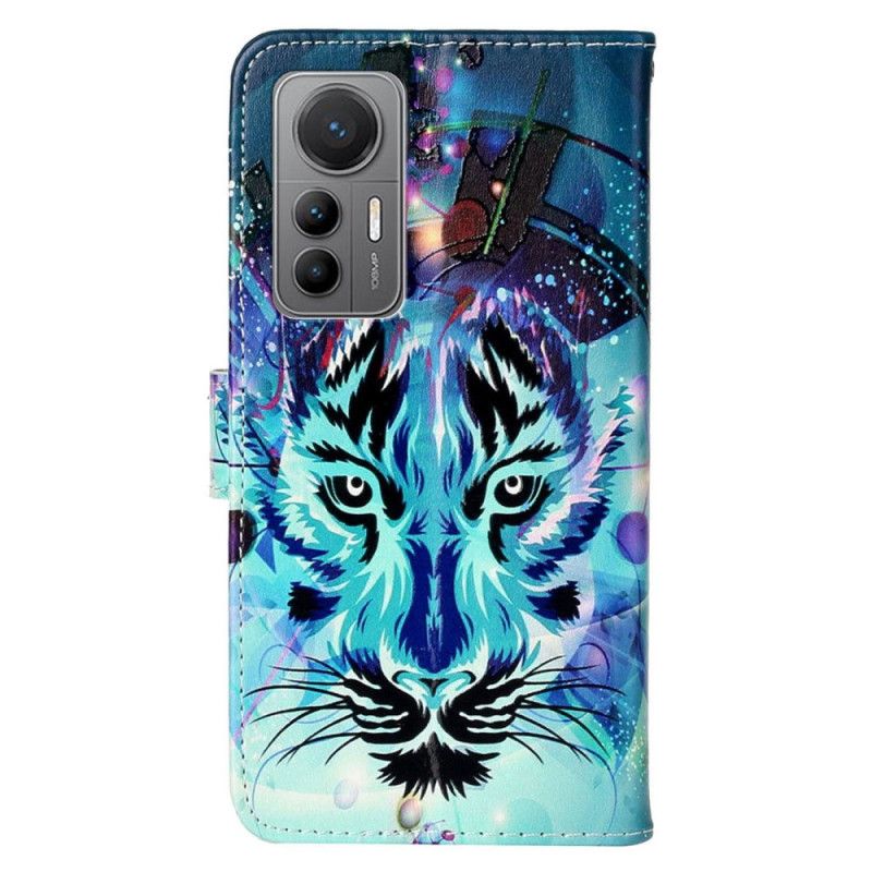 Kožené Puzdro Xiaomi 12 Lite Tiger S Lanyardom