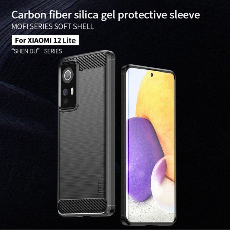 Kryt Xiaomi 12 Lite Mofi Brúsené Uhlíkové Vlákno