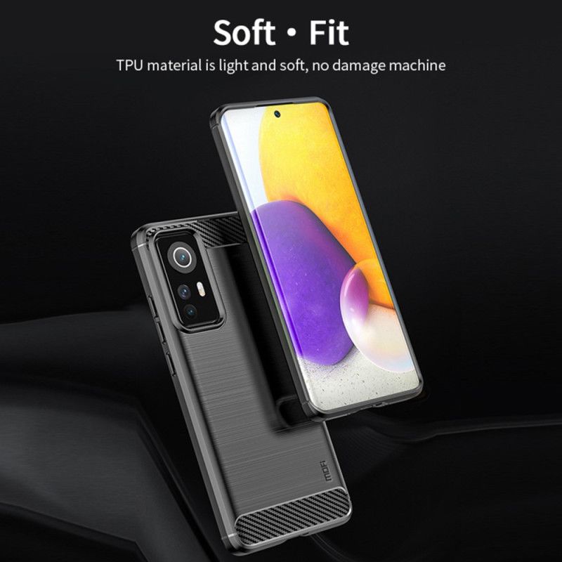 Kryt Xiaomi 12 Lite Mofi Brúsené Uhlíkové Vlákno