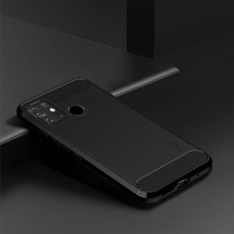 Kryt Moto G30 / G10 Mofi Brúsené Uhlíkové Vlákno