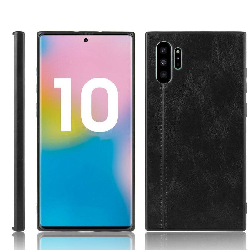 Kryt Samsung Galaxy Note 10 Plus Štýlové Prešívanie Kože