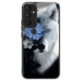 Kryt Samsung Galaxy A55 5g Tvrdené Sklo Wolf Floral