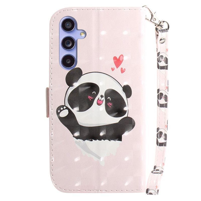 Puzdro Na Samsung Galaxy A55 5g Panda Love S Popruhom