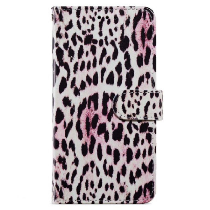 Puzdro Samsung Galaxy A55 5g Leopard Print Strappy