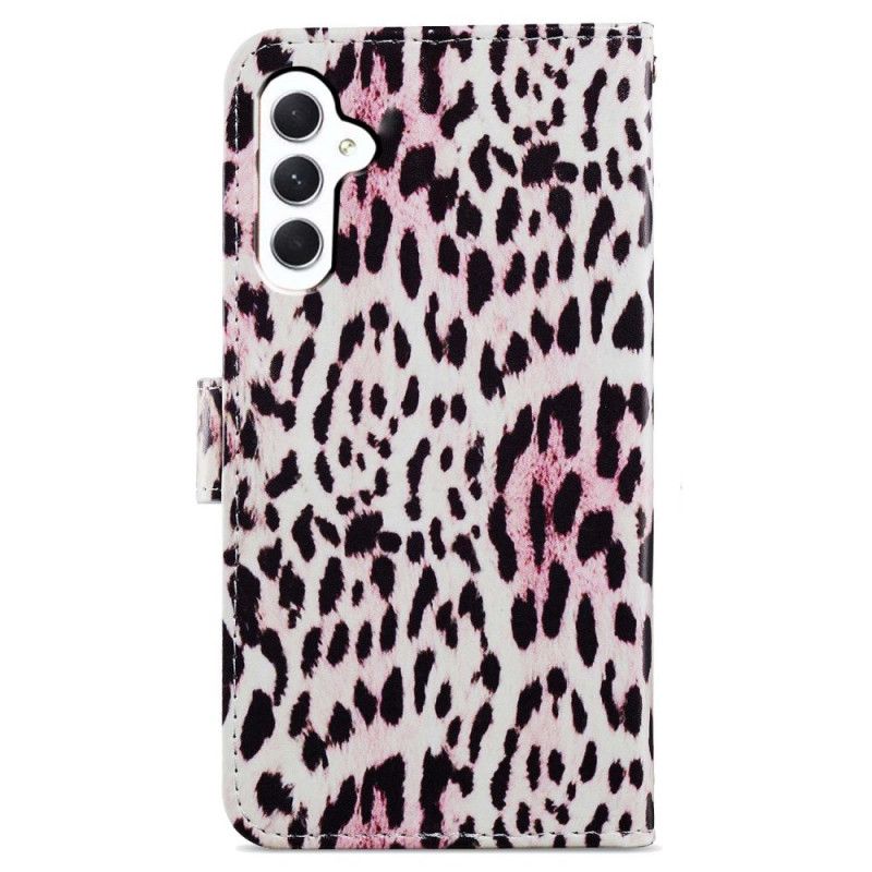 Puzdro Samsung Galaxy A55 5g Leopard Print Strappy