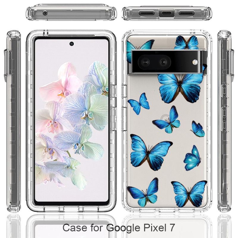 Kryt Google Pixel 7 Bezšvové Motýle