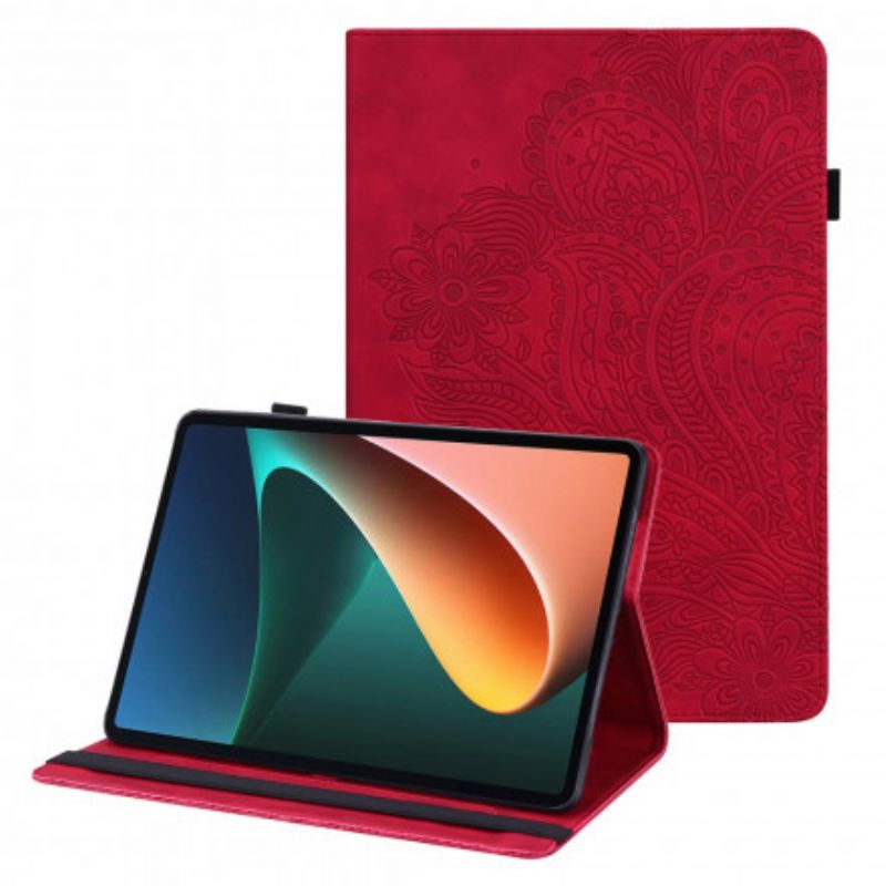 Flipové Puzdro Xiaomi Pad 5 Štylizovaný Kvet