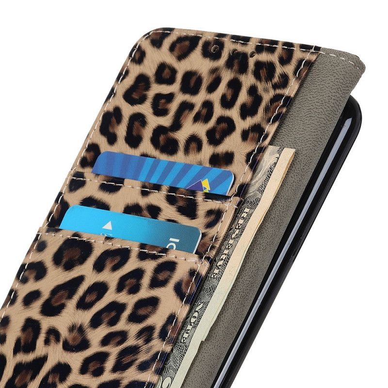 Kožené Puzdro Samsung Galaxy M33 5G Efekt Malého Leoparda