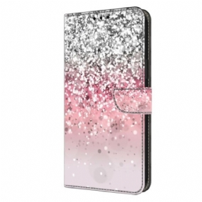 Kožené Puzdro Xiaomi Redmi Note 13 5g Kryt Na Mobil Gradient Glitter