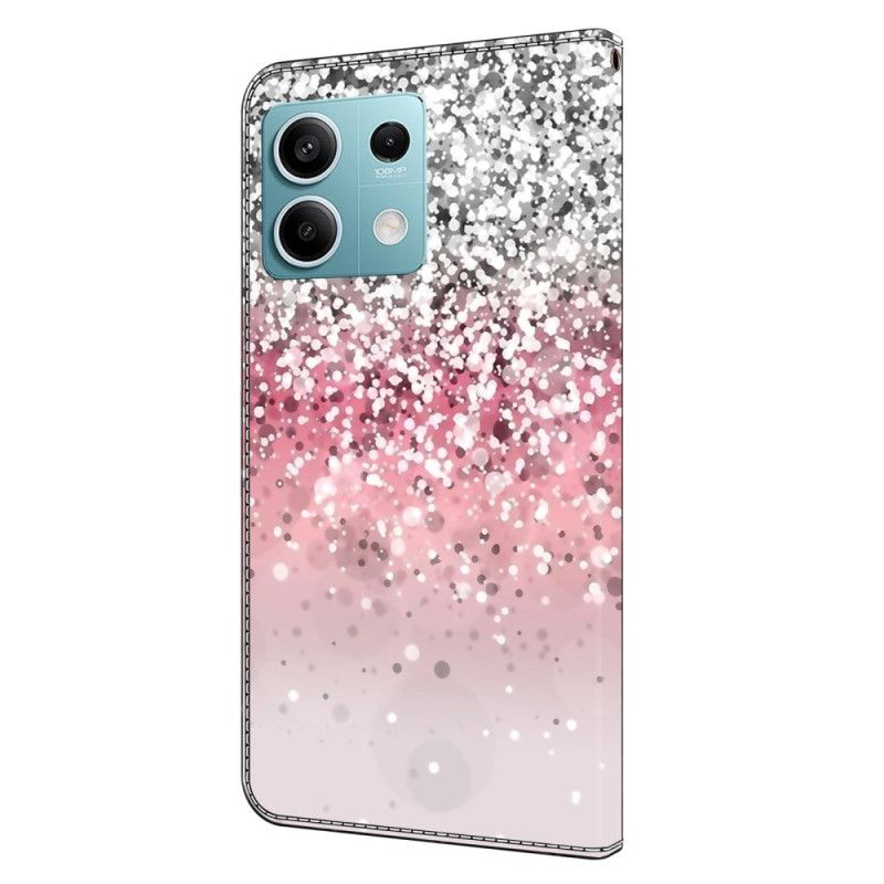 Kožené Puzdro Xiaomi Redmi Note 13 5g Kryt Na Mobil Gradient Glitter