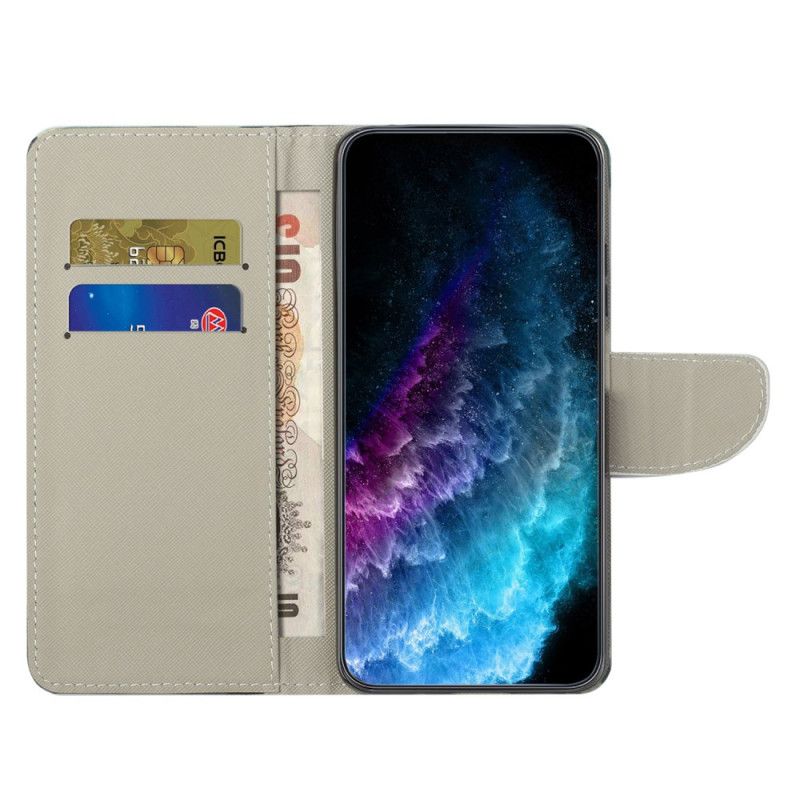 Kožené Puzdro Xiaomi Redmi Note 13 5g Kryt Na Mobil Sovy