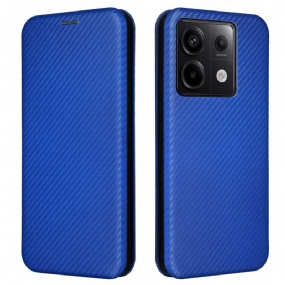 Kožené Puzdro Xiaomi Redmi Note 13 5g Uhlíkové Vlákno