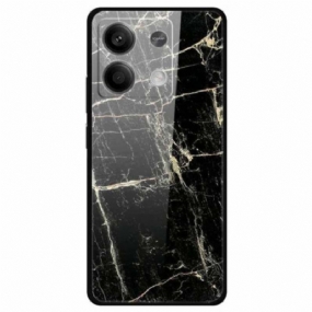 Maskica Xiaomi Redmi Note 13 5g Maskice Za Mobitele Kaljeno Staklo S Platinasto Crnim Uzorkom