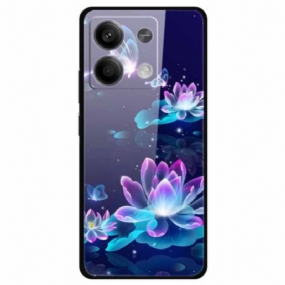 Maskica Xiaomi Redmi Note 13 5g Svjetleće Lotus Kaljeno Staklo