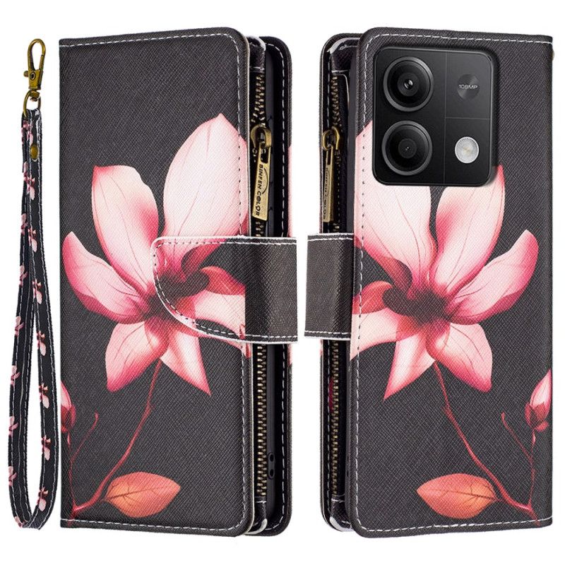 Puzdro Xiaomi Redmi Note 13 5g Peňaženka Lotus Strap