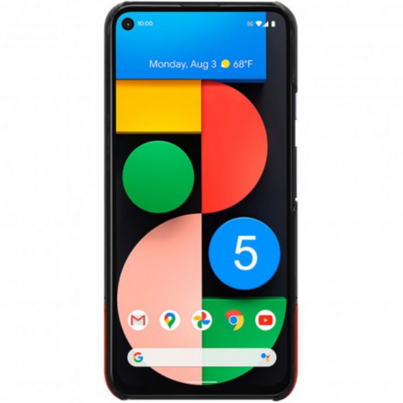 Kryt Google Pixel 5 Kožený Efekt Série Imak Ruiyi