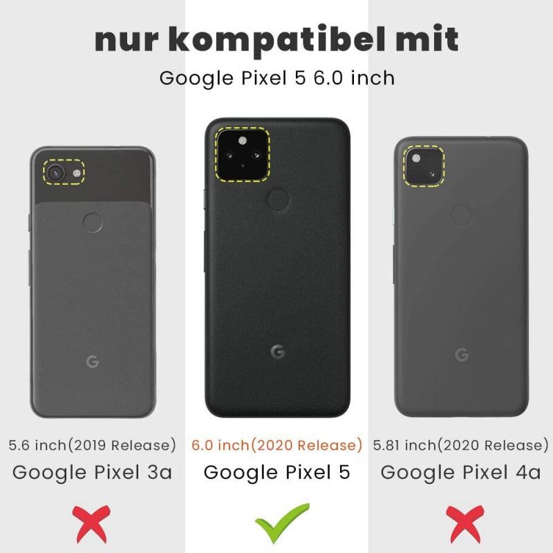 Kryt Google Pixel 5 Priehľadná Krištáľovo Čistá