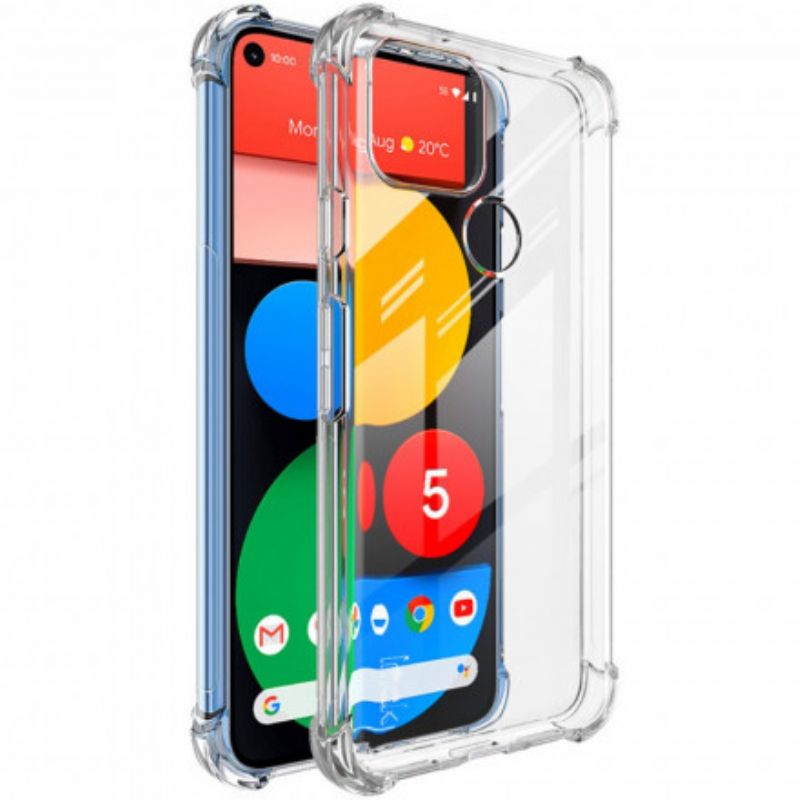 Kryt Google Pixel 5 Transparentné Silky Imak