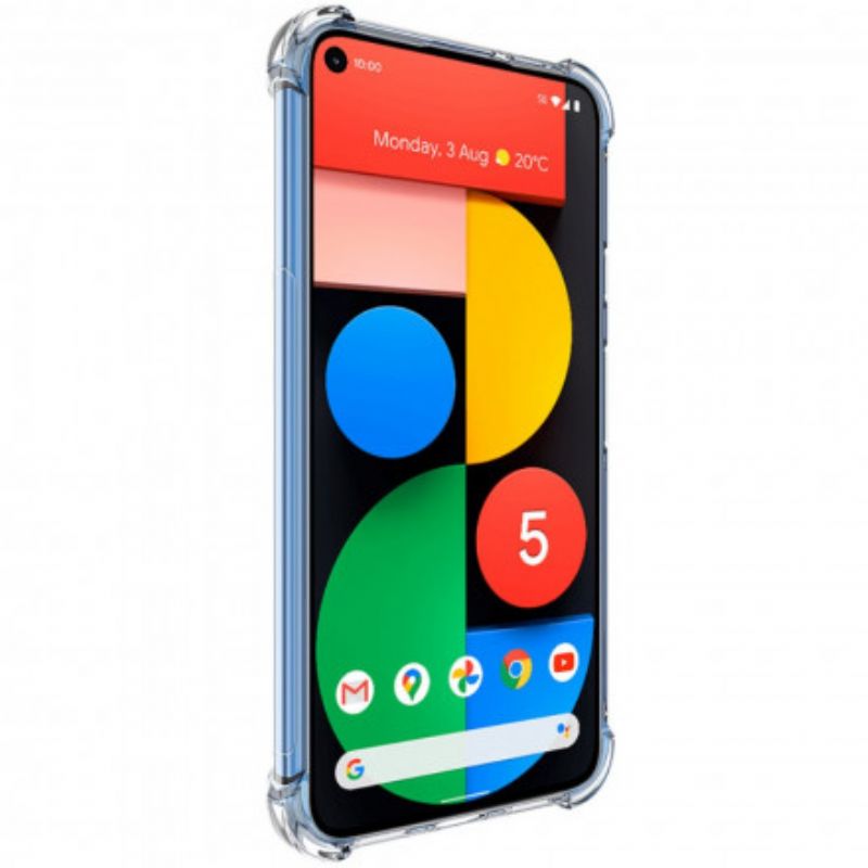 Kryt Google Pixel 5 Transparentné Silky Imak