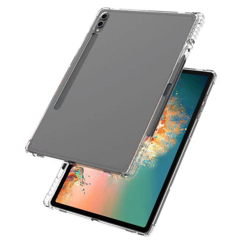 Kryt Na Samsung Galaxy Tab S9 Plus Transparentné So Zosilnenými Rohmi A Držiakom Dotykového Pera