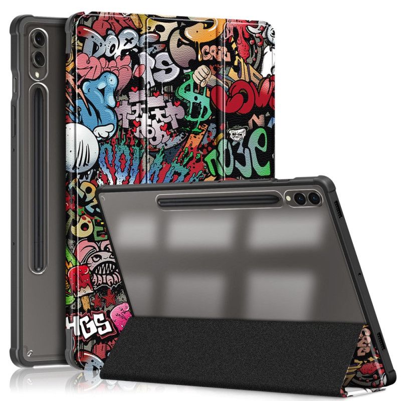 Samsung Galaxy Tab S9 Plus Transparentná Graffiti Zadná Strana