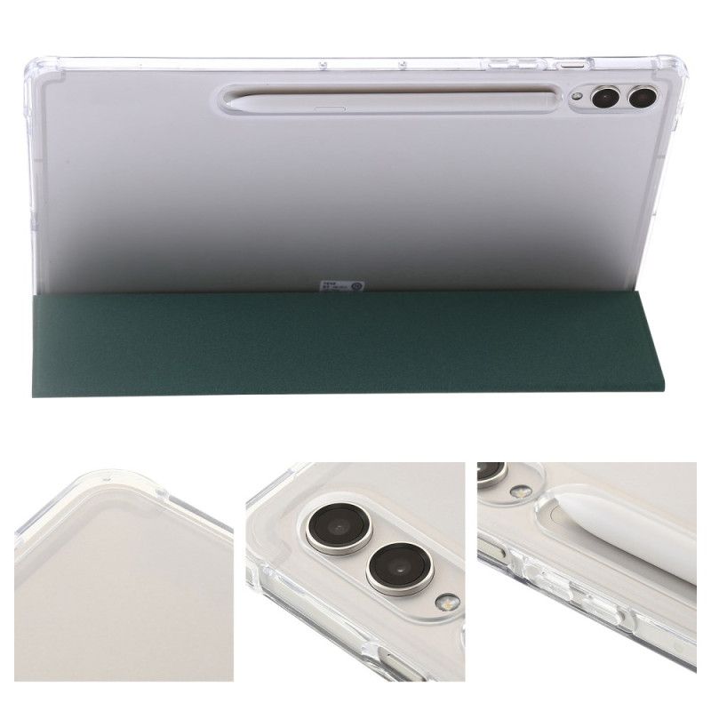 Samsung Galaxy Tab S9 Plus Tri-fold Transparent Back