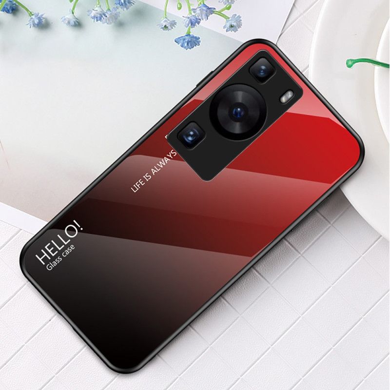 Kryt Huawei P60 Pro Dobrý Deň. Tvrdené Sklo