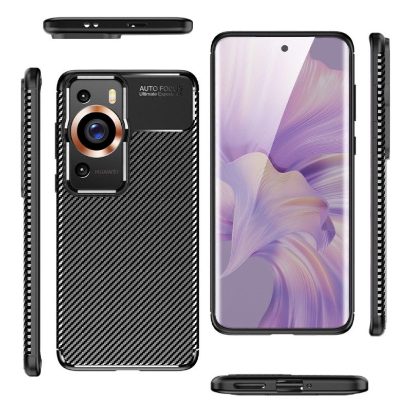 Kryt Huawei P60 Pro Flexibilné Uhlíkové Vlákno