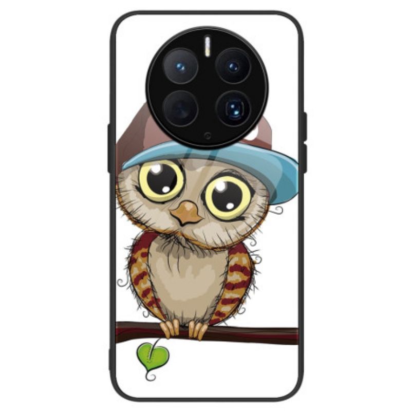 Kryt Huawei Mate 50 Pro Bad Owl Tvrdené Sklo