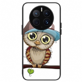 Kryt Huawei Mate 50 Pro Bad Owl Tvrdené Sklo