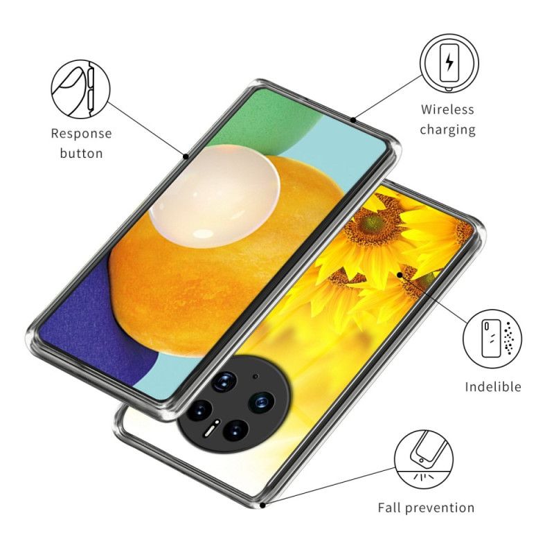 Kryt Huawei Mate 50 Pro Vznešené Slnečnice