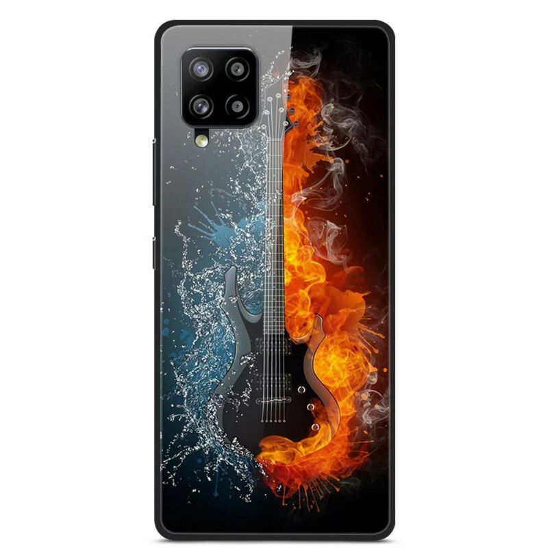 Kryt Samsung Galaxy A42 5G Gitara Z Tvrdeného Skla