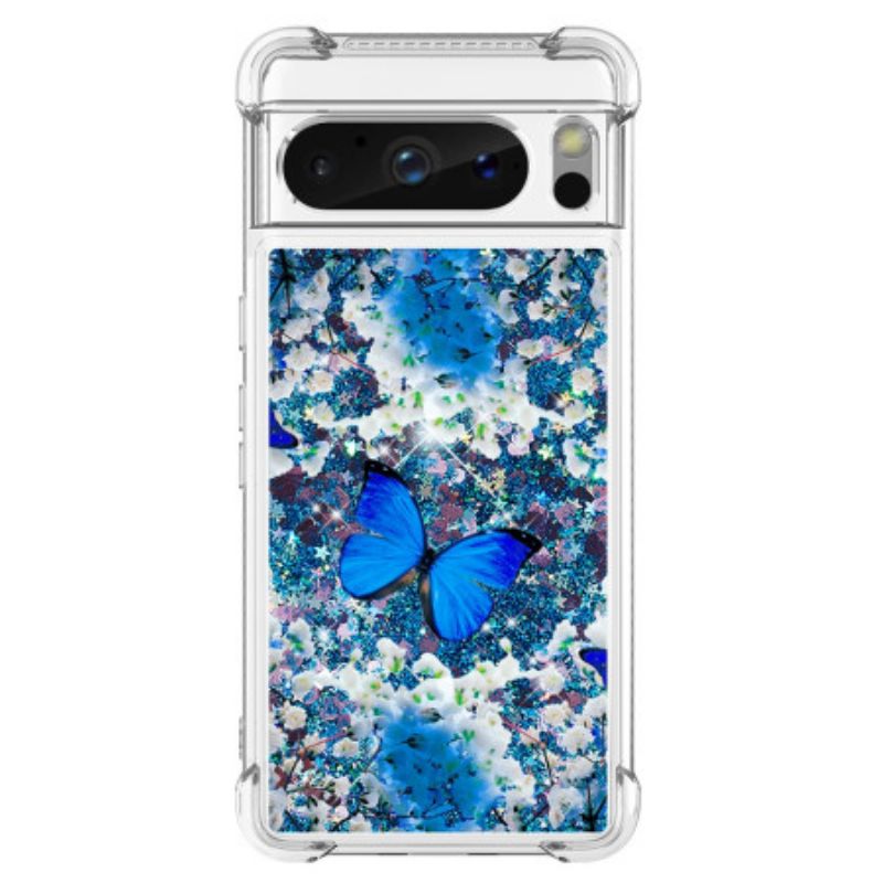 Kryt Google Pixel 8 Pro Butterfly Glitter