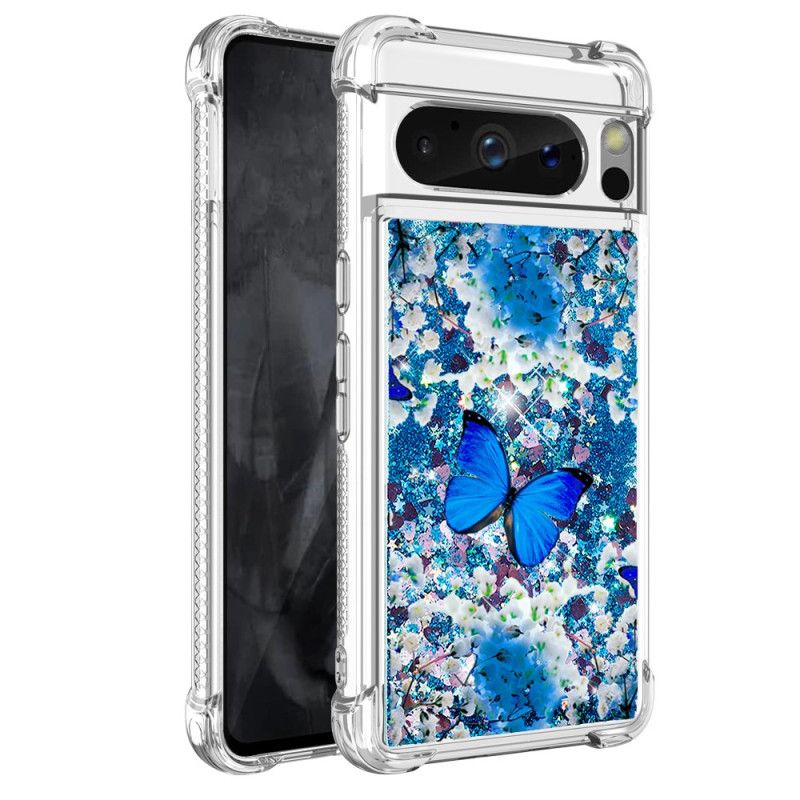 Kryt Google Pixel 8 Pro Butterfly Glitter