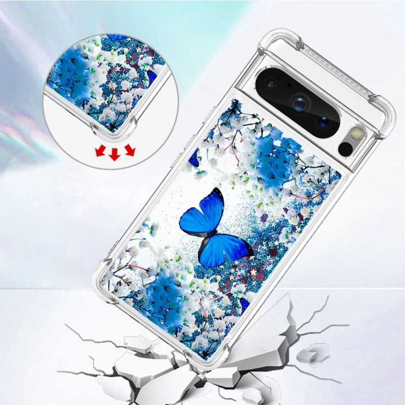 Kryt Google Pixel 8 Pro Butterfly Glitter