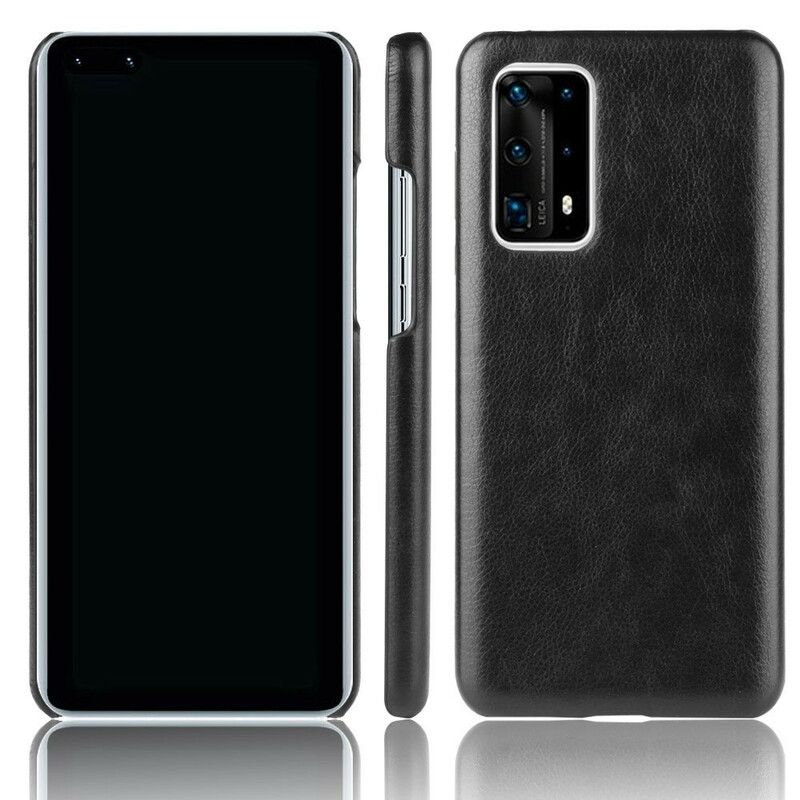 Kryt Huawei P40 Pro Plus Litchi Performance Leather Effect