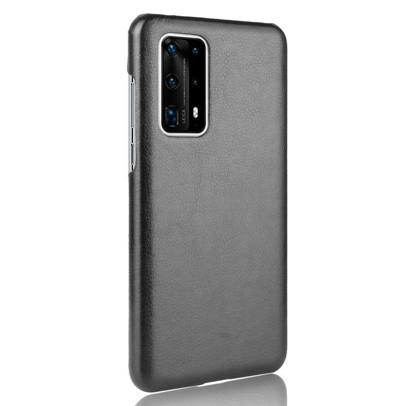 Kryt Huawei P40 Pro Plus Litchi Performance Leather Effect