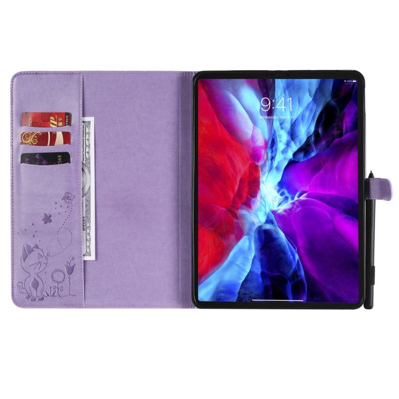 Kožené Puzdro iPad Pro 11" (2020) Mačka A Včely