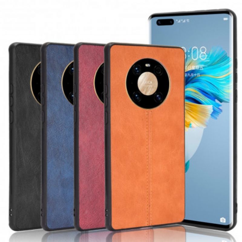 Kryt Huawei Mate 40 Pro Couture Leather Effect