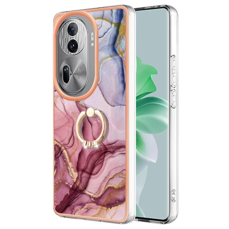 Kryt Na Oppo Reno 11 Pro 5g Mramorový Oporný Krúžok